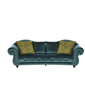 Design Big Sofa - türkis/petrol - Materialmix - 288 cm - 98 cm - 110 cm | Möbel Kraft