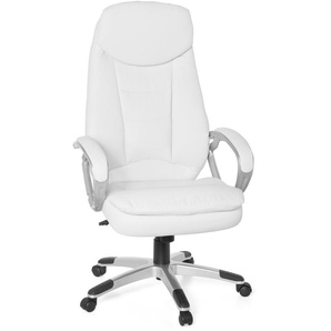Design Buerostuhl Creme 120kg Schreibtischstuhl Kunstleder Modern