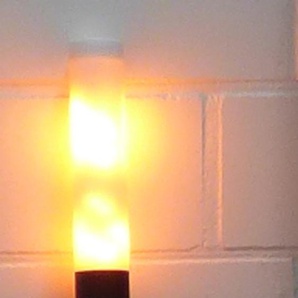 6003 Design Fackel 1230m mit Amber LED Ø38mm rund IP20 Mattschwarz