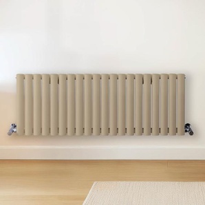 Design Heizkörper Horizontal (Doppellaging) 400mm x 1180mm | Braun (Elk Brown) - Revive