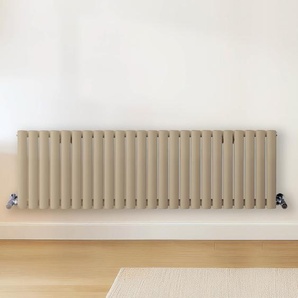 Design Heizkörper Horizontal (Doppellaging) 400mm x 1416mm | Braun (Elk Brown) - Revive