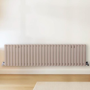 Design Heizkörper Horizontal (Doppellaging) 400mm x 1647mm | Rosa (Rose Petal Pink) - Revive