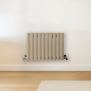 Design Heizkörper Horizontal (Doppellaging) 400mm x 590mm | Braun (Elk Brown) - Revive