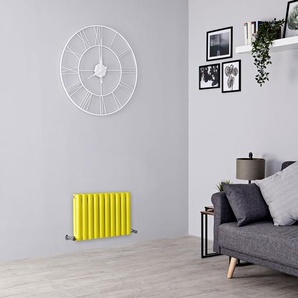 Design Heizkörper Horizontal (Doppellaging) 400mm x 590mm | Gelb (Dandelion Yellow) - Revive