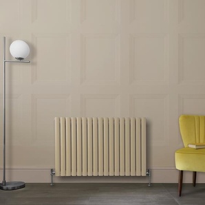 Design Heizkörper Horizontal (Einlaging) 635mm x 1000mm | Braun (Elk Brown) - Revive