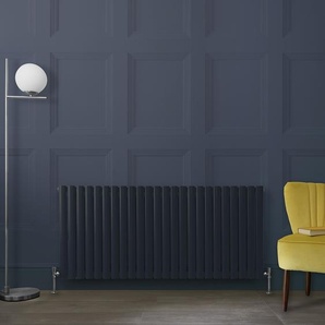 Design Heizkörper Horizontal (Einlaging) 635mm x 1416mm | Blau (Regal Blue) - Revive