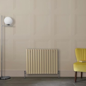 Design Heizkörper Horizontal (Einlaging) 635mm x 826mm | Braun (Elk Brown) - Revive