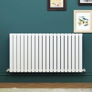 Design Heizkörper Horizontal Weiß - Größe Wählbar - Sloane von Hudson Reed