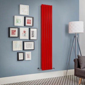 Design Heizkörper Vertikal (Doppellagig) 1780mm x 350mm | Rot (Siamese Red) - Delta