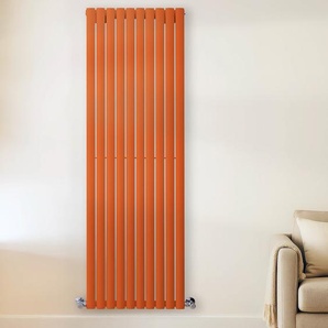 Design Heizkörper Vertikal (Doppellagig) 1780mm x 590mm | Orange (Sunset Orange) - Revive