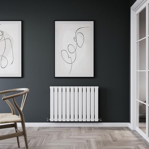 Design Konvektor-Heizkörper Typ 11 (Horizontal) - 600 mm x 840 mm - Weiß - 749 Watt - Hudson Reed Erin