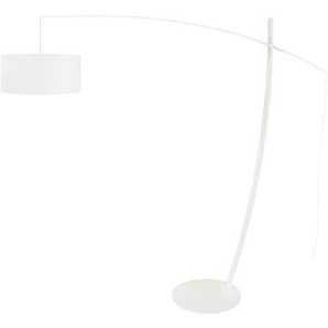 Design-Stehleuchte Bogenlampe Stahl Weiß ESCAPE