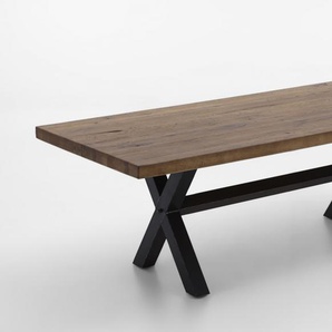 Design-Tisch Camaro in Balkeneiche antik massiv