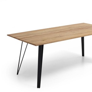 Design-Tisch Taiga in Balkeneiche natur massiv