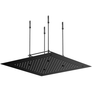 Design Unterputz Regendusche 50x50 aus Edelstahl in Schwarz Matt - Stilform