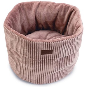 Designed by Lotte Katze Korb Gerippt Rosa 50x35 cm