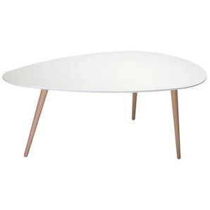 Designercouchtisch in Weiß Retro Style