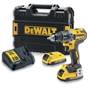 DeWALT Akku-Bohrschrauber DCD791D2-QW 18V mit 2x2,0Ah Akkus + Lader in TSTAK-Box