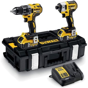 Dewalt - Kit DCK266P2 (DCD796 + DCF887 + 2 x 5,0 Ah + DCB115 + DS150)