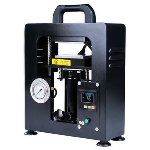 DEWIN 10 Tonnen Manuelle hydraulische Wärmepresse 600W Doppelheizplatte Kolophonium-Extraktionsmaschine EU