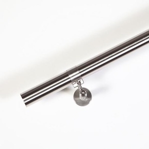 Dieda Handlaufset Edelstahl V2A 120 cm Ø 40 mm GLO781602993