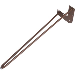 Dieda Tischbein Hairpin rostoptik Maße (L x B x H): 710 x 255 x 59 mm GLO763145362