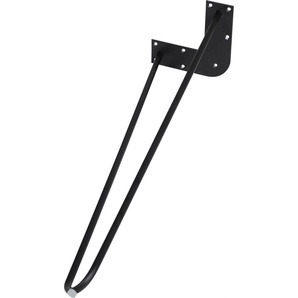 Dieda Tischbein Hairpin schwarz Maße (L x B x H): 710 x 255 x 59 mm GLO763145360