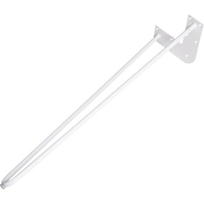Dieda Tischbein Hairpin weiß Maße (L x B x H): 710 x 255 x 59 mm GLO763145361