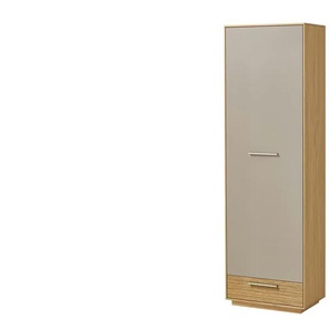 Dielenschrank - beige - Materialmix - 60 cm - 193 cm - cm 37,0 | Möbel Kraft
