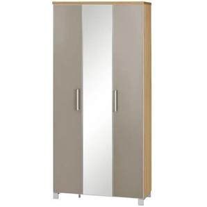 Dielenschrank - beige - Materialmix - 90 cm - 193 cm - cm 37,0 | Möbel Kraft