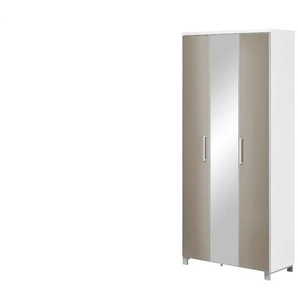 Dielenschrank - beige - Materialmix - 90 cm - 193 cm - cm 37,0 | Möbel Kraft
