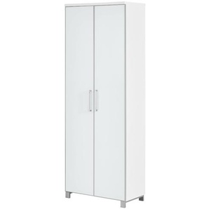 Dielenschrank  Duna ¦ weiß ¦ Maße (cm): B: 71 H: 193 T: 37.0