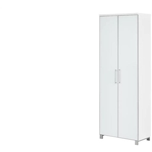 Dielenschrank - weiß - Materialmix - 71 cm - 193 cm - cm 37,0 | Möbel Kraft