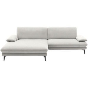Dieter Knoll Ecksofa, Creme, Natur, Textil, 3-Sitzer, Ottomane links, L-Form, 284x184 cm, Fußauswahl, Stoffauswahl, Sitzqualitäten, seitenverkehrt