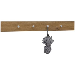Dieter Knoll Garderobenleiste, Eiche, Metall, 98x12x5.5 cm, Aufhängemöglichkeit, Garderobe, Garderobenleisten & Garderobenhaken, Garderobenleisten