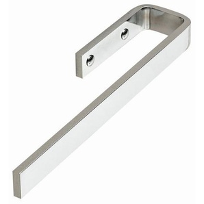 Dieter Knoll Handtuchhalter, Chrom, Metall, eckig, 6.5x3x32 cm, Goldenes M, Badaccessoires, Duschzubehör, Handtuchhalter