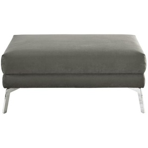 Dieter Knoll Hocker , Graphit , Textil , rechteckig , 109x44x74 cm , Goldenes M, DGM , erweiterbar (Typenauswahl) , Wohnzimmer, Hocker, Sitzhocker