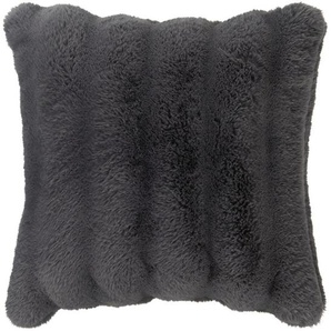 Dieter Knoll Kissenhülle Genius, Anthrazit, Textil, 48x48 cm, langlebig, Wohntextilien, Bezüge, Kissenbezüge