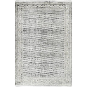 Dieter Knoll Läufer Monza, Grau, Textil, Abstraktes, rechteckig, 80 cm, Oeko-Tex® Standard 100, für Fußbodenheizung geeignet, rutschfest, in verschiedenen Größen erhältlich, Hausstauballergiker antistatisch, pflegeleicht, strapazierfähig, reißfest,