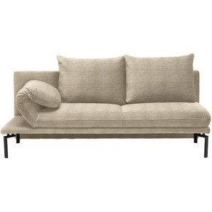 Dieter Knoll Liege , Beige , Textil , 2-Sitzer , 200x90x88 cm , Stoffauswahl, Schlafen auf Sitzhöhe, Rücken echt , Wohnzimmer, Sessel, Relaxliegen