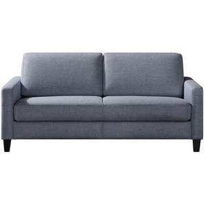 Dieter Knoll Schlafsofa , Blau, Grau , Textil , Buche , Uni , 2-Sitzer , 184x87x102 cm , Fußauswahl, Lederauswahl, Stoffauswahl, Armteilvarianten, Bettfunktion erhältlich , Kinder & Jugendmöbel, Jugendmöbel, Jugendsofas