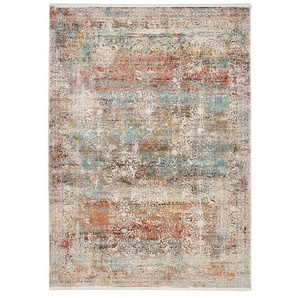 Dieter Knoll Vintage-Teppich Avignon, Mehrfarbig, Textil, rechteckig, 67x130 cm, Care & Fair, für Fußbodenheizung geeignet, in verschiedenen Größen