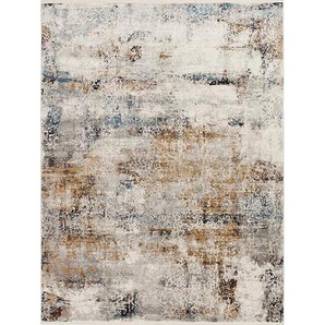 Dieter Knoll Vintage-Teppich Le Mans, Grau, Mehrfarbig, Beige, Textil, rechteckig, 67x130 cm, in verschiedenen Größen erhältlich, Teppiche & Böden,
