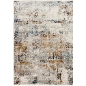 Dieter Knoll Vintage-Teppich Le Mans, Grau, Schwarz, Textil, rechteckig, 67x130 cm, in verschiedenen Größen erhältlich, Teppiche & Böden, Teppiche,