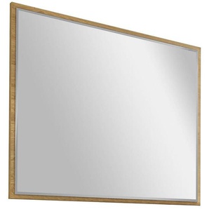 Dieter Knoll Wandspiegel, Eiche, Glas, Eiche, teilmassiv, 110x85x3 cm, Spiegel, Wandspiegel