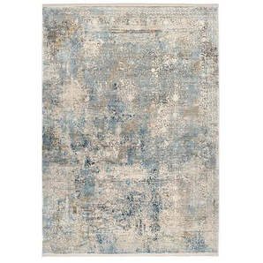Dieter Knoll Webteppich Avignon , Blau, Grau , Textil , rechteckig , 120 cm , Care & Fair , für Fußbodenheizung geeignet, in verschiedenen Größen erhältlich , Teppiche & Böden, Teppiche, Moderne Teppiche