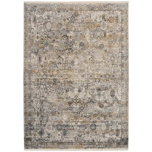 Dieter Knoll Webteppich Toulon , Grau, Gold , Textil , rechteckig , 200 cm , Care & Fair , für Fußbodenheizung geeignet, in verschiedenen Größen erhältlich , Teppiche & Böden, Teppiche, Moderne Teppiche