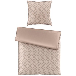 Dieter Knoll Wendebettwäsche, Beige, Textil, Abstraktes, 155x220 cm, Textiles Vertrauen - Oeko-Tex®, atmungsaktiv, schadstoffgeprüft, Schlaftextilien,