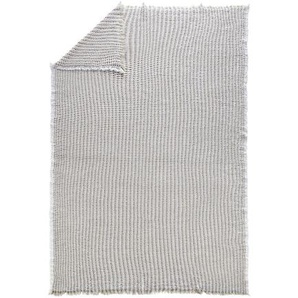Dieter Knoll Wohndecke, Weiß, Taupe, Textil, 150x200 cm, Made in Europe, atmungsaktiv, Wohntextilien, Decken, Kuscheldecken