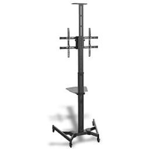 DIGITUS TV-Wagen für Bildschirme bis zu 178cm fahrbar VESA max. 600x400 DA-90370